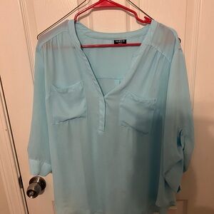 Torrid size 1 Chiffon blouse